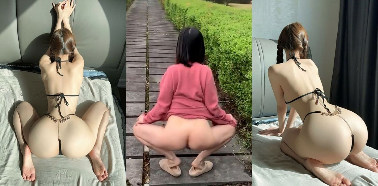 推特90后夫妻【看见季节】合集流出，牵着链子酒店走廊全裸爬行，翘臀高撅摇晃挑逗骚劲十足